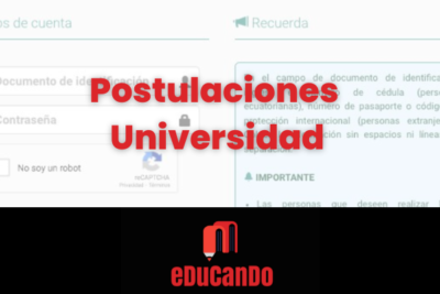 postulaciones para la universidad