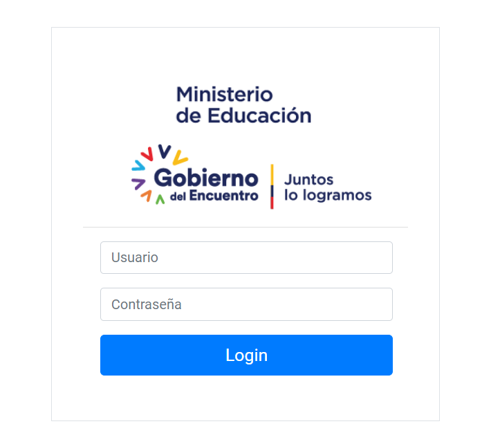 acceder a la plataforma para solicitar el carnet de identificación del ministerio de educacion