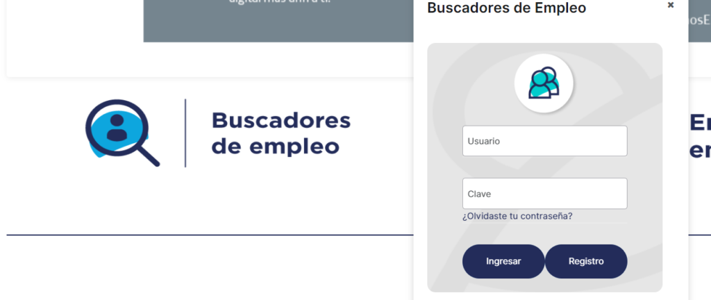 socioempleo iniciar sesion