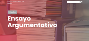 ensayo argumentativo